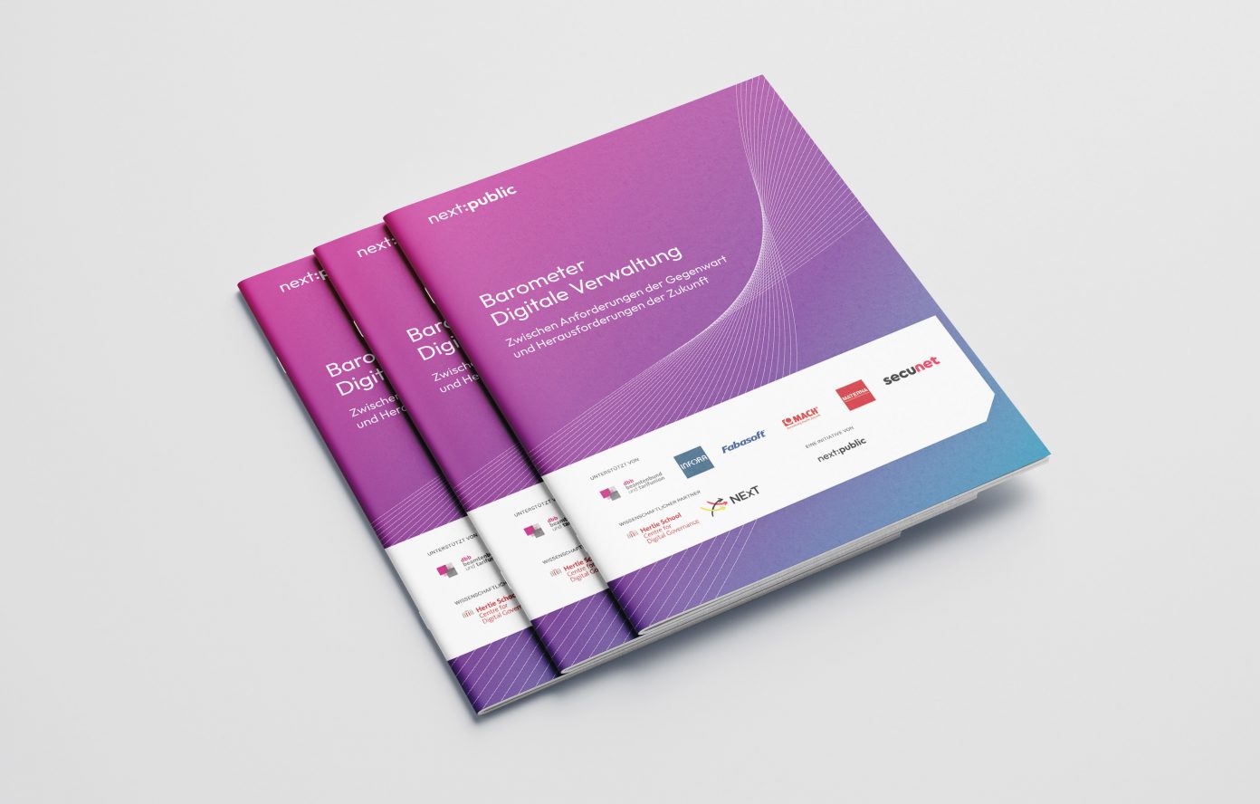 Abbildung der Studie als gebundene Hefte