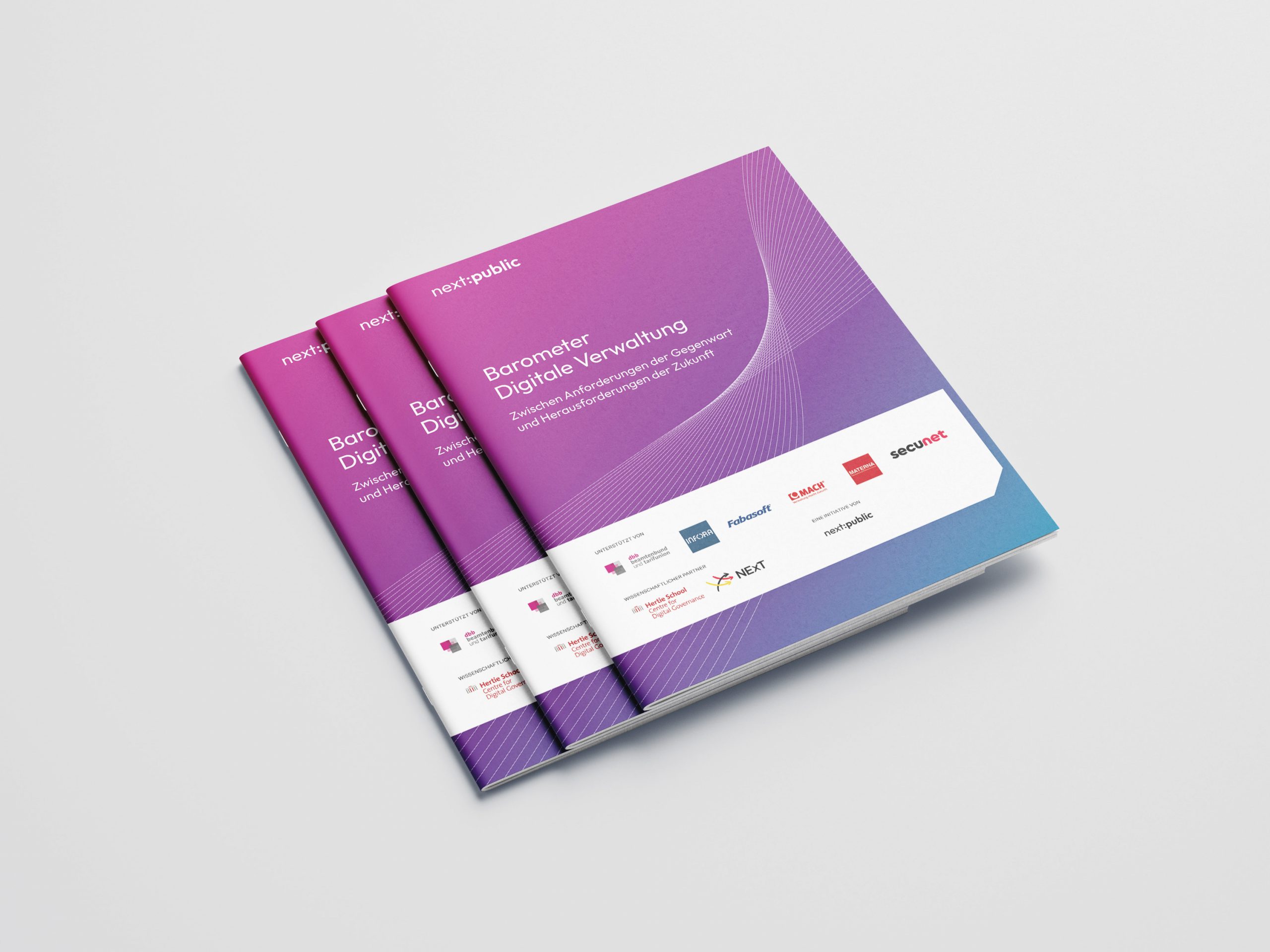 Abbildung der Studie als gebundene Hefte